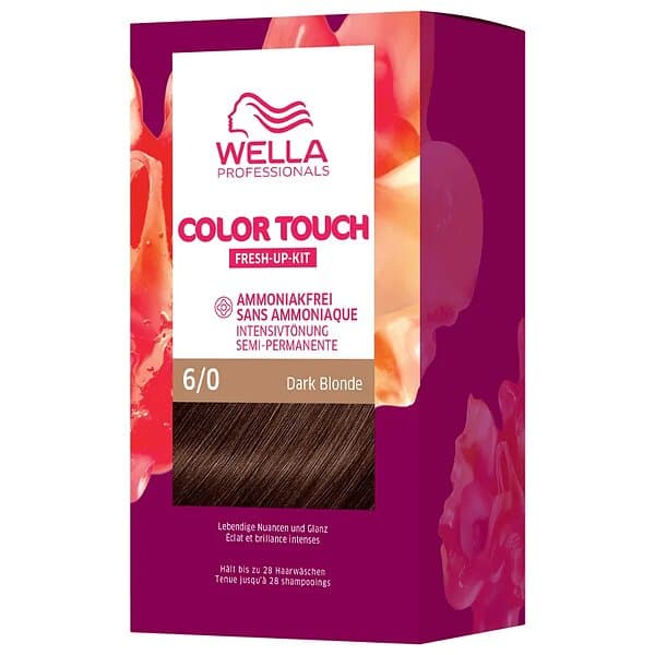 Wella Professionals Color Touch Pure Naturals 6/0 Dark Blonde 130ml, Blond, 130m