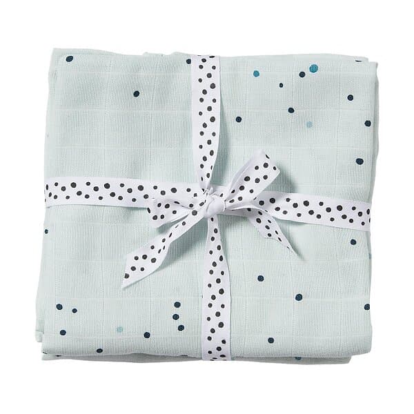 Done By Deer Dreamy Dots bebisfilt 120x120 cm 2-pack