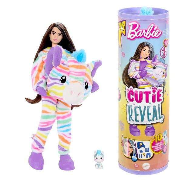 Barbie Cutie Reveal Color Dreams, Zebra