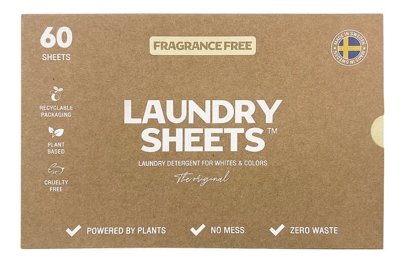 Laundry Sheets Fragrance Free 60