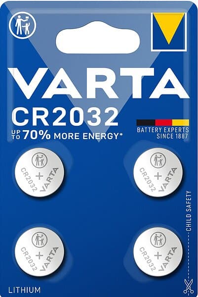 Varta Knappcellsbatteri (CR2032) 4-pack