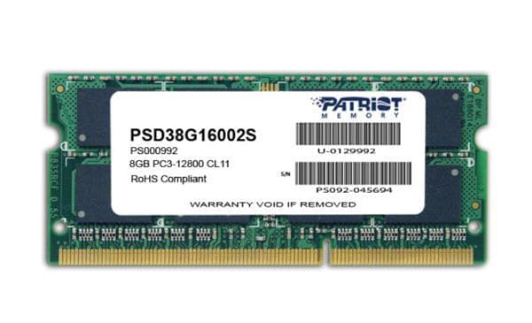 Patriot Signature SO-DIMM DDR3 1600MHz 8GB (PSD38G16002S)