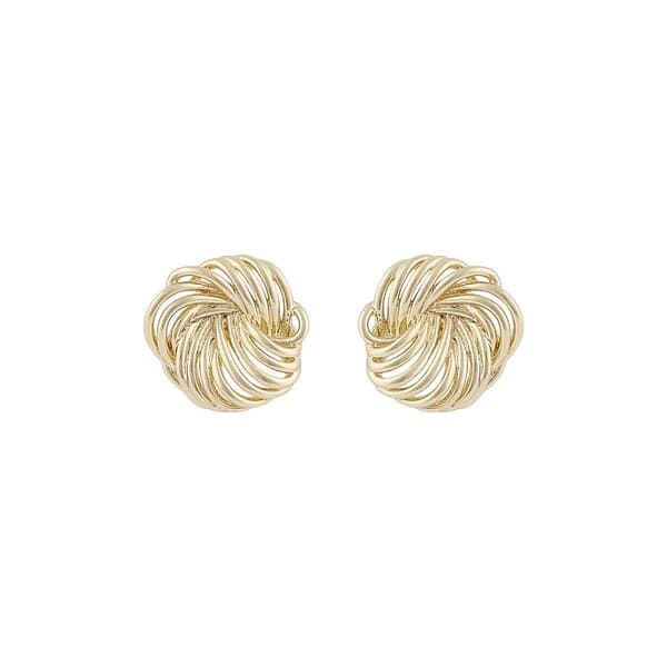 Snö Of Sweden Dakota Small Round Earring Plain Gold