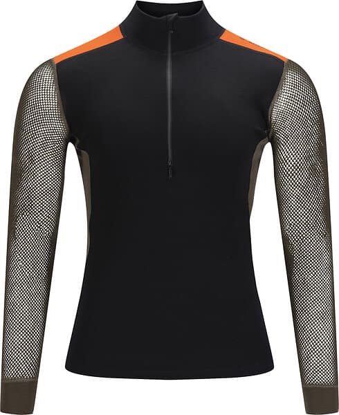 Aclima WoolNet Hybrid Mockneck Jet (Herr)