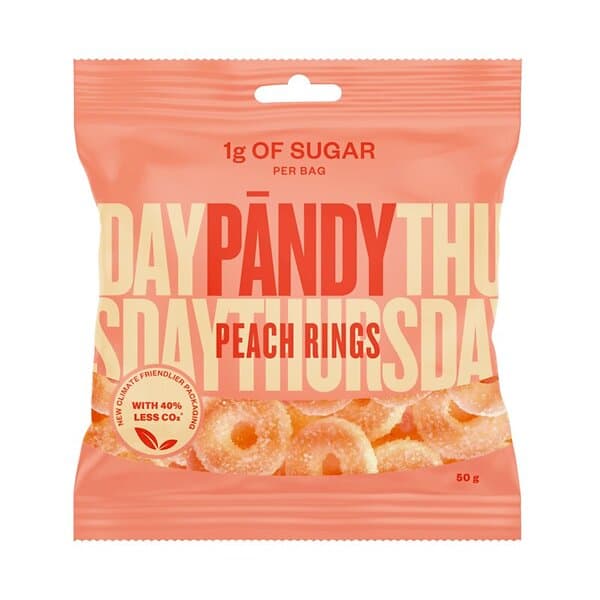 Pändy Peach Rings 50g