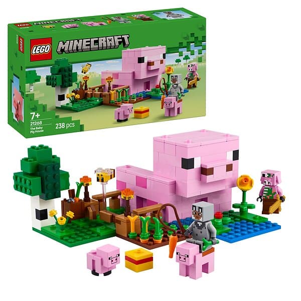 LEGO Minecraft 21268 Baby Pig House 