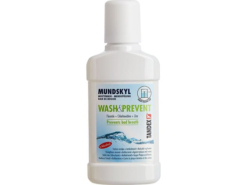 Tandex Wash & Prevent Zink Munskölj 250ml