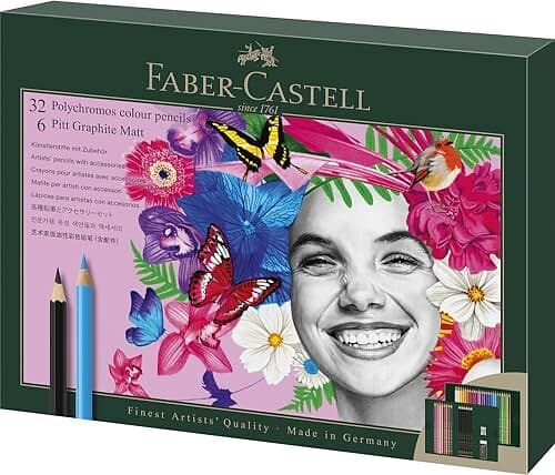 Faber-Castell Giftset Polychromos & Pitt Graphite Matt Small 32 delar