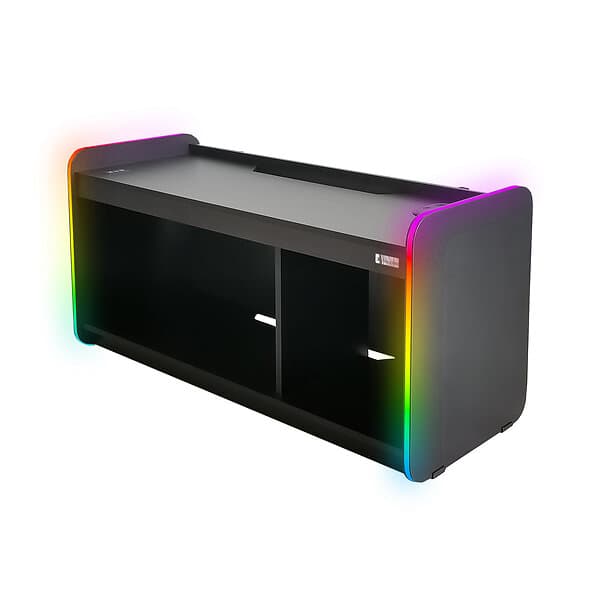 X-Rocker Electra Tv Media Cabinet Black With Black Led