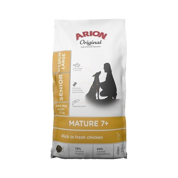 Arion Original Dog Mature 7+ Medium & Large 12kg