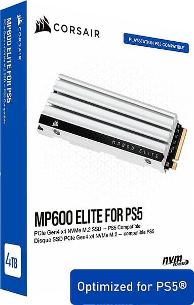 Corsair MP600 ELITE SSD for PlayStation 5 4TB