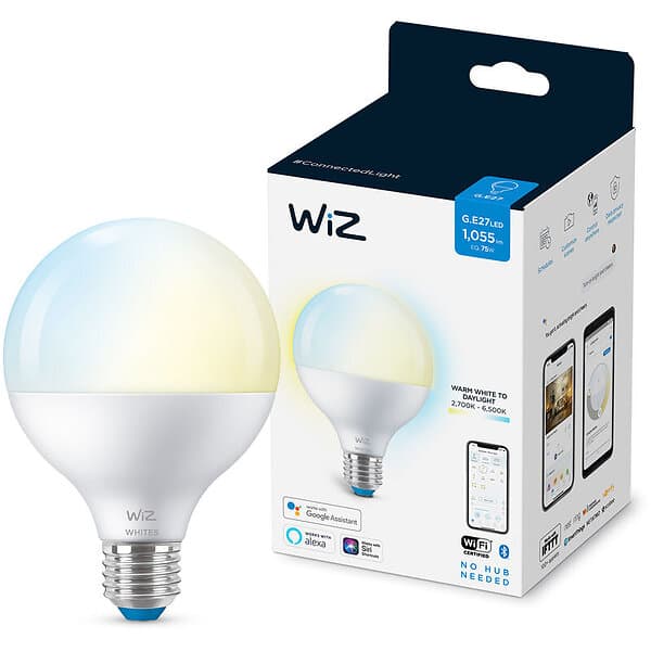 Philips WiZ WiZ glob ljuskälla E27 75W Multi