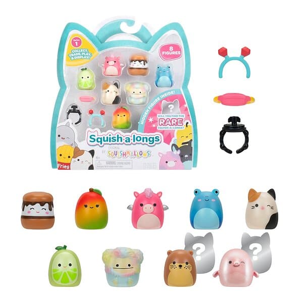 Squishalongs 2,5 cm 8 Pack Asst (2420121)