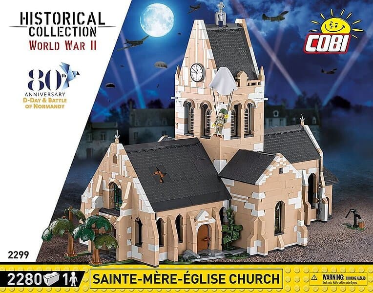 Cobi 2299 Kyrkan Sainte Mère Eglise