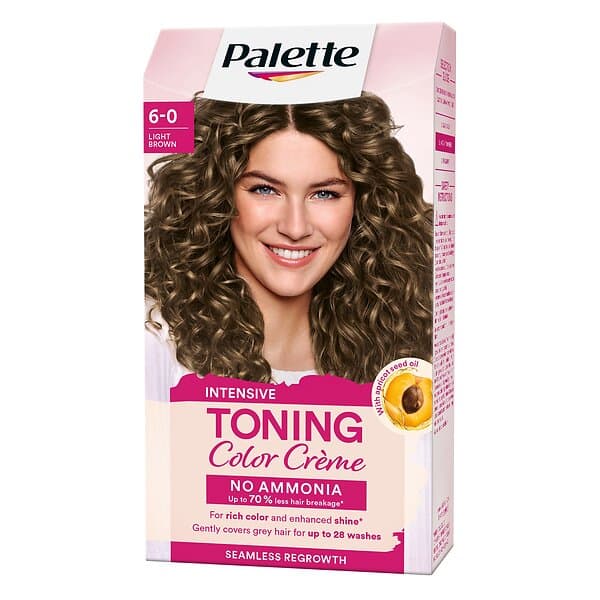 Schwarzkopf Palette Intensive Toning Color Crème 6-0 Light Brown