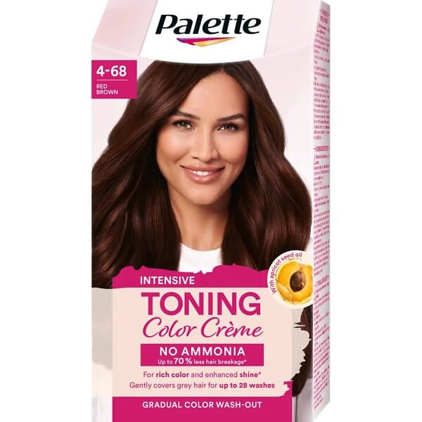 Schwarzkopf Palette Intensive Toning Color Crème 4-68 Red Brown