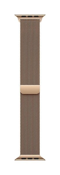 Apple 46mm Milanese Loop S/M guld