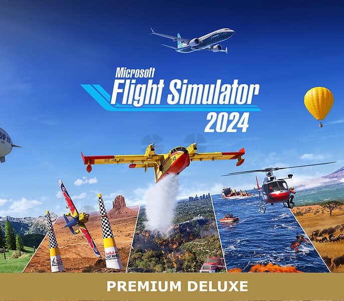 Microsoft Flight Simulator 2024 Premium Deluxe Edition (Xbox Series X/S | PC)