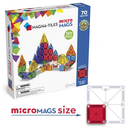 Magna-Tiles MicroMags 70 Delar