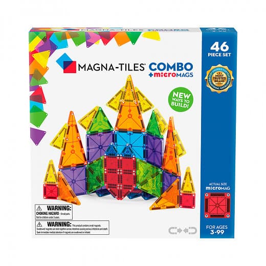 Magna-Tiles Combo MicroMags 46 Delar