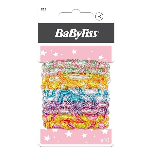 BaByliss Accessories Colored Kids Hair Ties 10 st