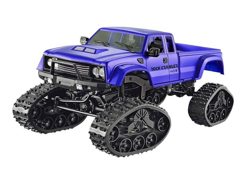 Amewi Rock Crawler Pickup Truck With Wheels & Chains 4Wd Rtr Rc Blå