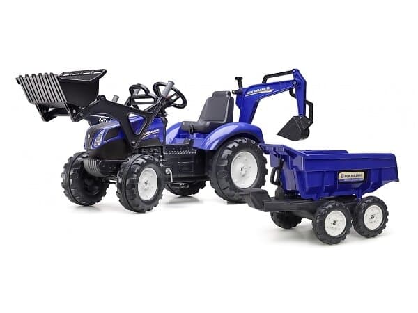 Falk New Holland 3090W, 3 År, 4 Hjul, Svart, Blå