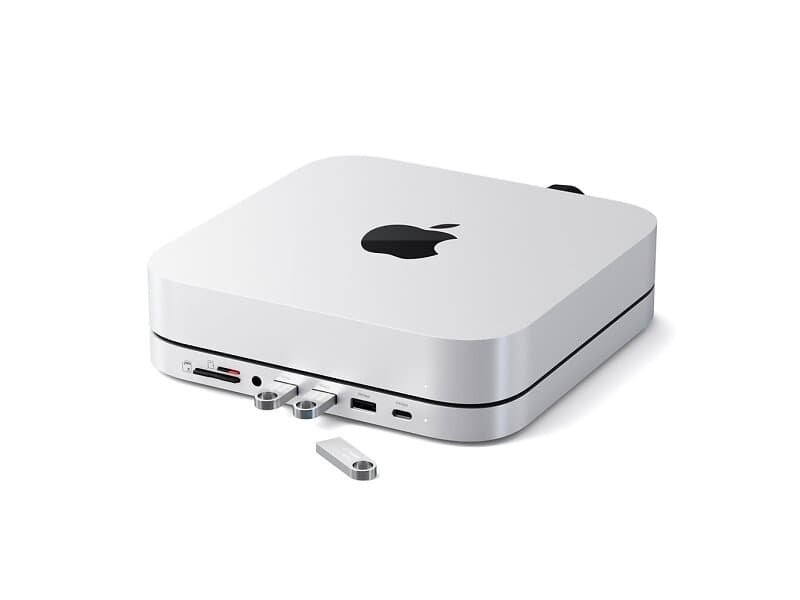 Satechi Stand & Hub för Mac mini/Studio med NVMe SSD-kortplats