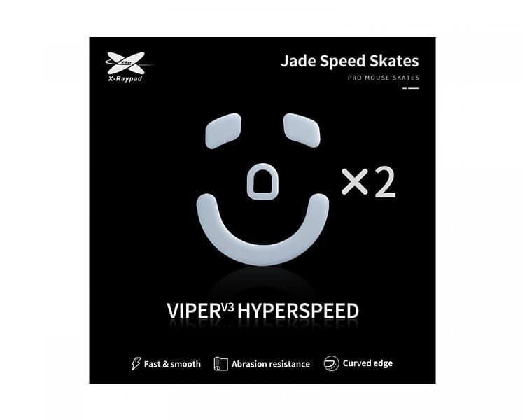 X-Raypad Jade Mouse Skates för Viper V3 HyperSpeed