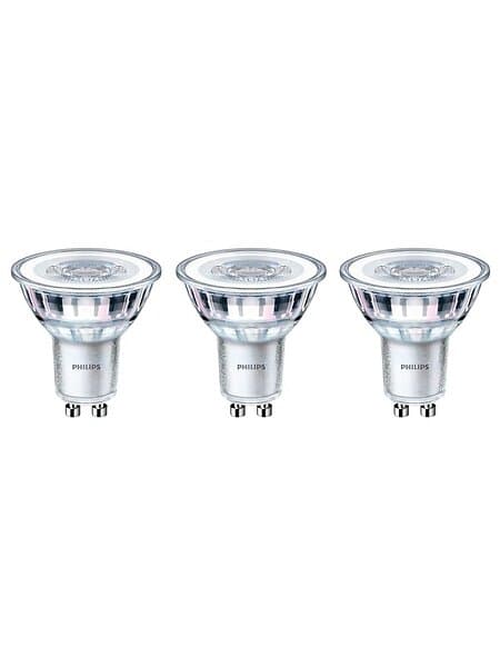 Philips LED-glödlampa SceneSwitch 4,8W (50W) 822-827 36° 3-pack GU10