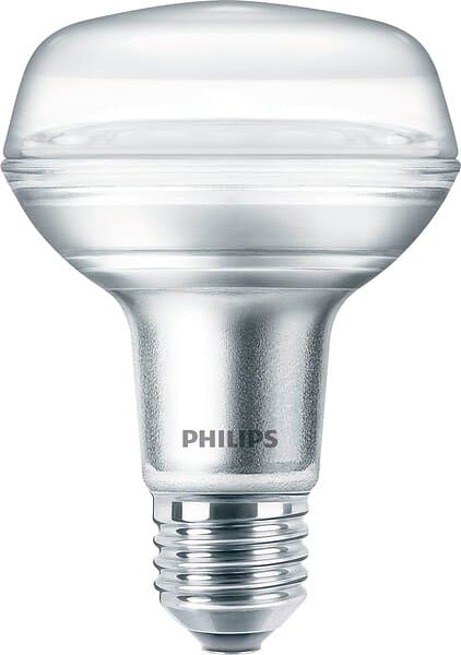 Philips LED-glödlampa Reflektor R80 8W/827 (100W) 36° E27