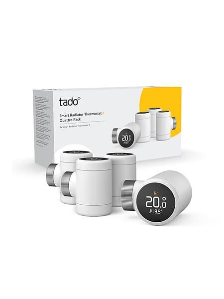 Tado Smart Radiator Thermostat X Quattro pack