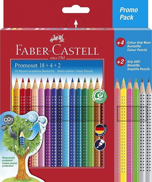 Faber-Castell Colour Grip Promo Pack 24st