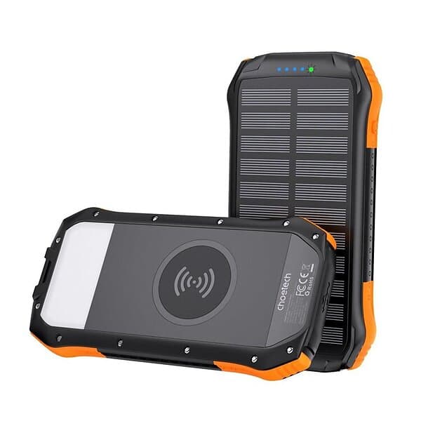 Choetech B659 Solar induction Powerbank 10000mAh Qi 5W