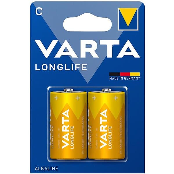 Varta 2-pack Longlife C LR14 Batteri