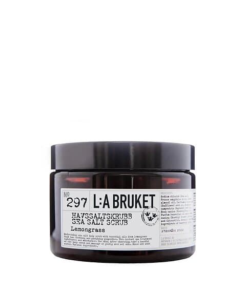 L:A Bruket 297 Sea Salt Scrub Lemongrass 420g