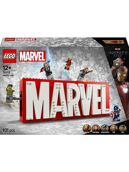 LEGO MARVEL 76313 Logo & Minifigures