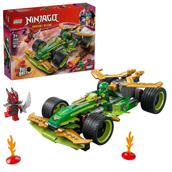 LEGO Ninjago 71828 Lloyd's Pull-Back Race Car