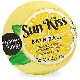 Organic Shop Bath Ball Sun Kiss Citron & Vanilj 85g