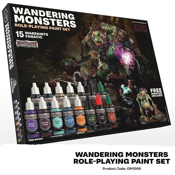 Army Painter : Gamemaster Wandering Monsters Role-playing Paint Set