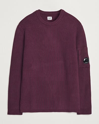 C.P. Company Full Rib Knitted Cotton Crew Neck (Herr)