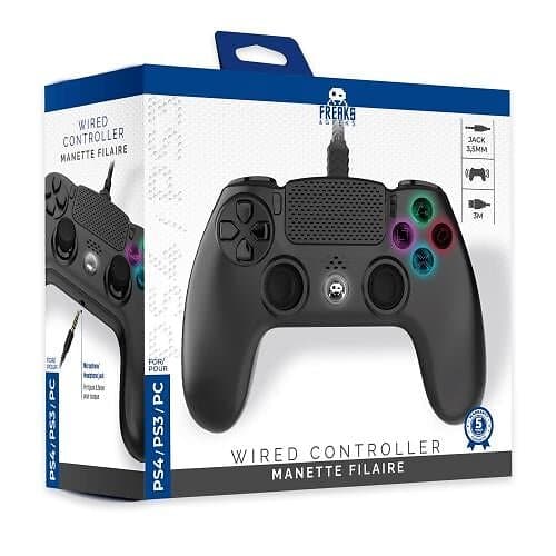 Trade Invaders Wired Controller - Black (PS4)