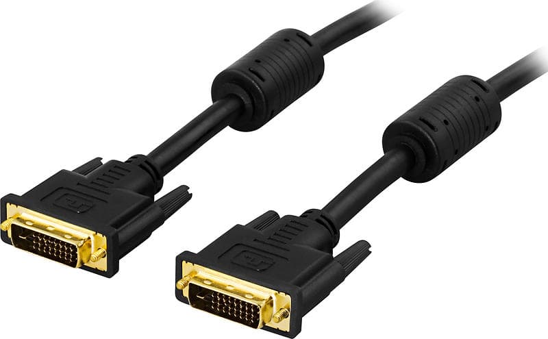 Deltaco DVI-D - DVI-D Dual Link 1m