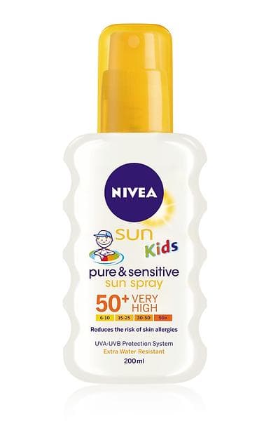 Nivea Sun Kids Protect & Sensitive Spray SPF50+ 200ml