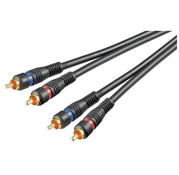 Goobay Gold 2RCA - 2RCA 0.2m