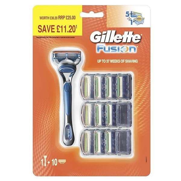 Gillette Fusion (+10 Extra Blades)