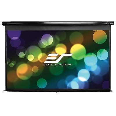 Elite Screens Manual Black Top-24 White Case MaxWhite 16:9 120" (266x149)