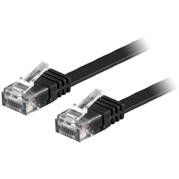 Deltaco Flat U/UTP Cat6 RJ45 - RJ45 7m