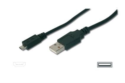 Digitus CU Double Shielded USB A - USB Micro-B 2.0 1.8m