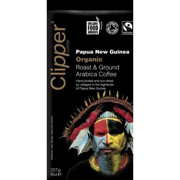 Clipper Coffee Fairtrade Organic Papua New Guinea Roast & Ground 0.227